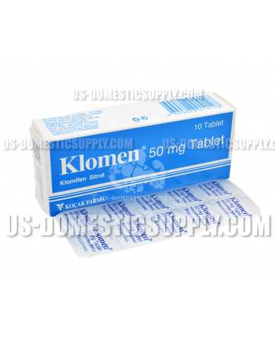 KLOMEN (Clomiphene Citrate, CLOMID) 50mg 10tabs, KOCAK Farma Turkey KLOMEN (Clomiphene Citrate, CLOMID) 50mg 10tabs, KOCAK Farma Turkey