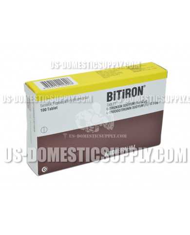 Bitiron(T4/T3 stack) 50mcg+12.5mcg 100tabs Abdi Ibrahim Turkey