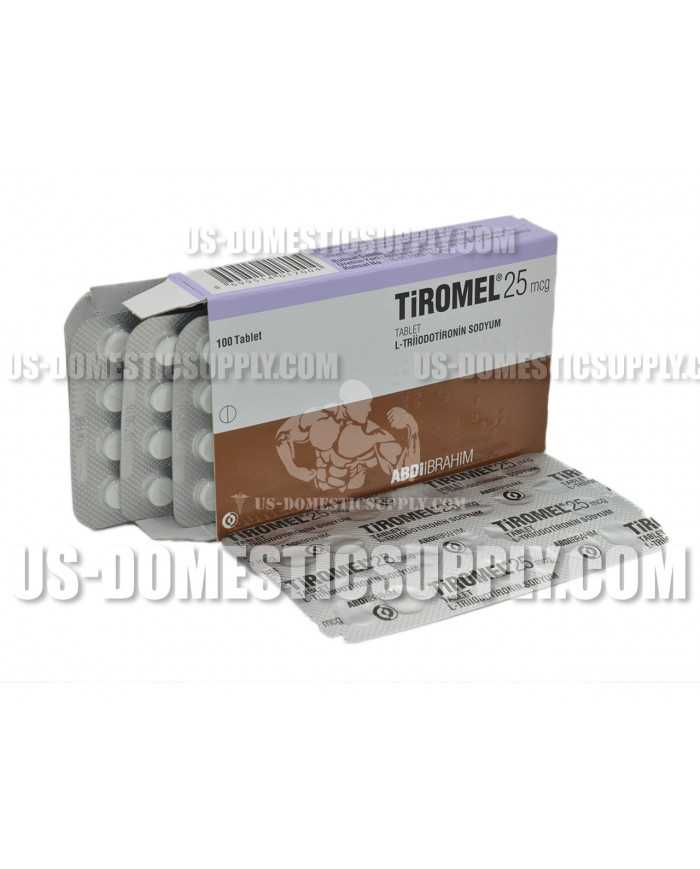 Tiromel (T3) 25mcg 100tabs Abdi Ibrahim, Turkey