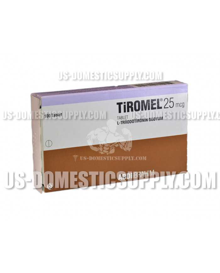 Tiromel (T3) 25mcg 100tabs Abdi Ibrahim, Turkey