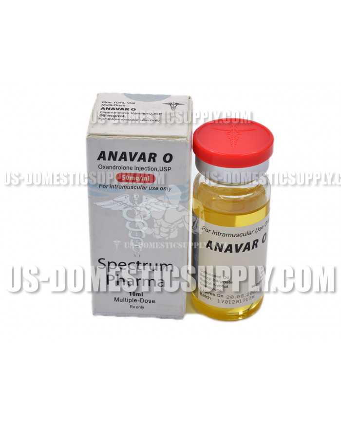 ANAVAR Oil based (Oxandrolone) 50mg/1ml 10ml vial, Spectrum Pharma