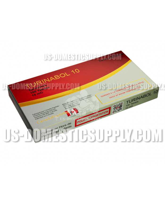 TURINABOL (4-CHLORODEHYDROMETHYLTESTOSTERONE) 10MG 100TABS CANADA PEPTIDES