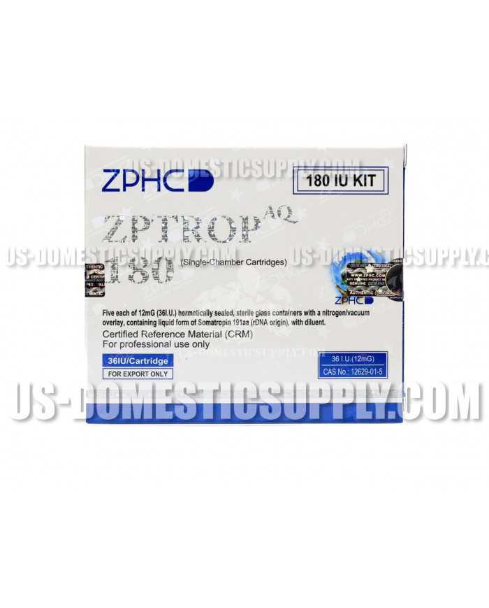 ZPTROP AQ 180iu HGH - 36 IU / Cartridge - 5 Cartridges per box ZPTROP AQ 180iu HGH - 36 IU / Cartridge - 5 Cartridges per box