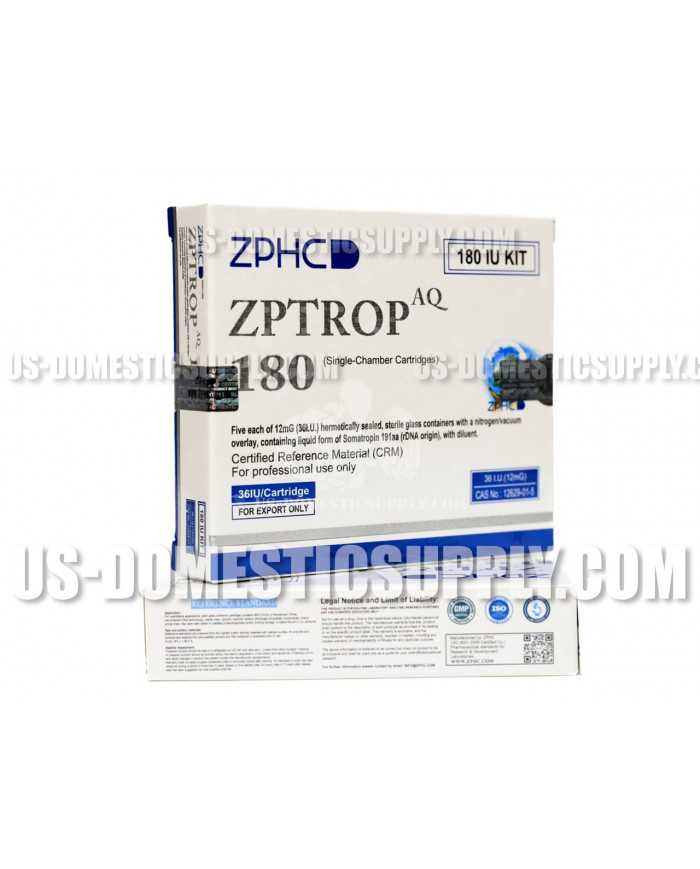 ZPTROP AQ 180iu HGH - 36 IU / Cartridge - 5 Cartridges per box ZPTROP AQ 180iu HGH - 36 IU / Cartridge - 5 Cartridges per box