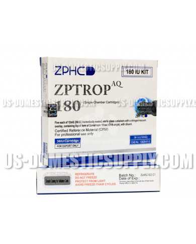 ZPTROP AQ 180iu HGH - 36 IU / Cartridge - 5 Cartridges per box ZPTROP AQ 180iu HGH - 36 IU / Cartridge - 5 Cartridges per box
