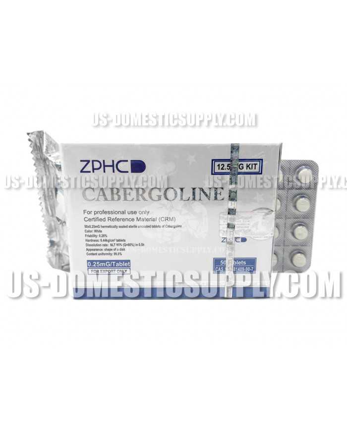 Cabergoline 0.25mg 50 tablets ZPHC