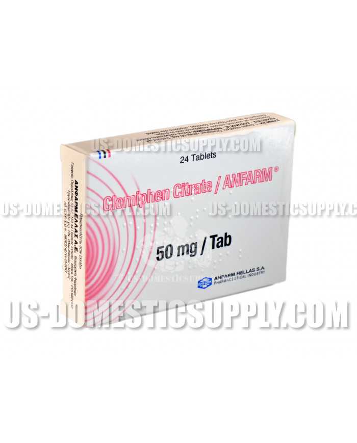 Clomiphene Citrate (Clomid) 50mg 24tabs, Anfarm Clomiphene Citrate (Clomid) 50mg 24tabs, Anfarm