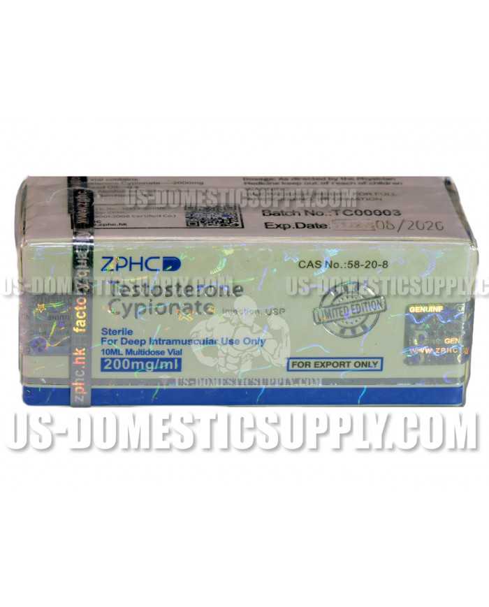 Testosterone Cypionate 250mg/1ml, 10ml vial, ZPHC
