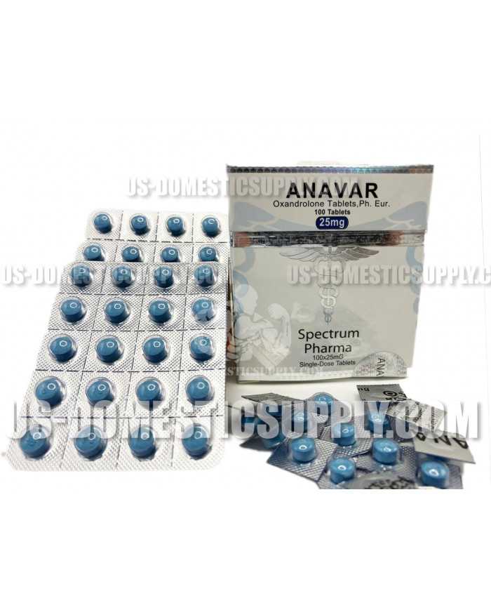 ANAVAR (OXANDROLONE) 25MG 100 TABS, SPECTRUM PHARMA ANAVAR (OXANDROLONE) 25MG 100 TABS, SPECTRUM PHARMA