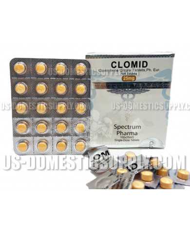 Clomid 100tabs 25mg Spectrum Pharma Clomid 100tabs 25mg Spectrum Pharma