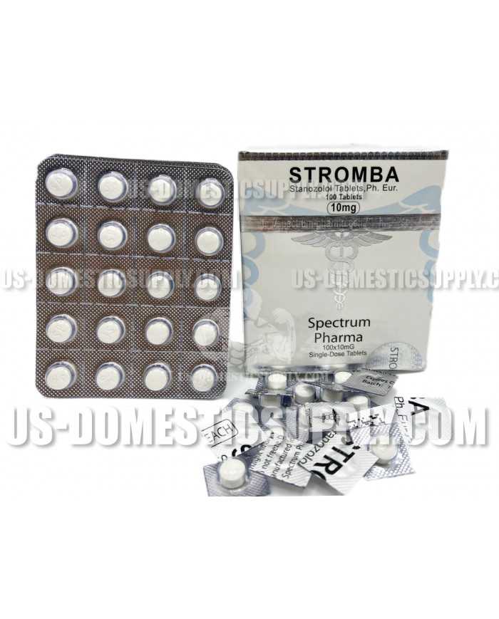 Stromba (Stanozolol) 10mg 100tabs Spectrum Pharma