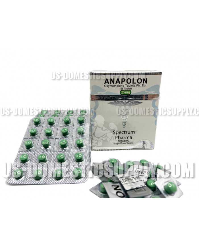 Anapolon (Oxymetholone) 25mg 100tabs Spectrum Pharma