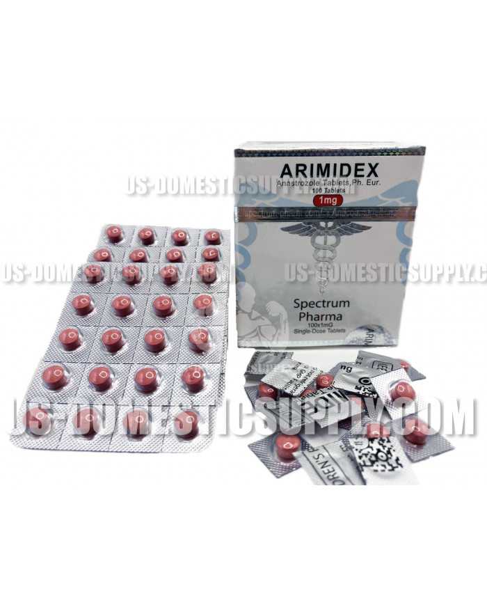 SPECTRUM ARIMIDEX (ANASTROZOLE) 1MG 100 TABS