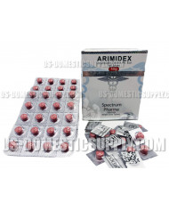 SPECTRUM ARIMIDEX (ANASTROZOLE) 1MG 100 TABS