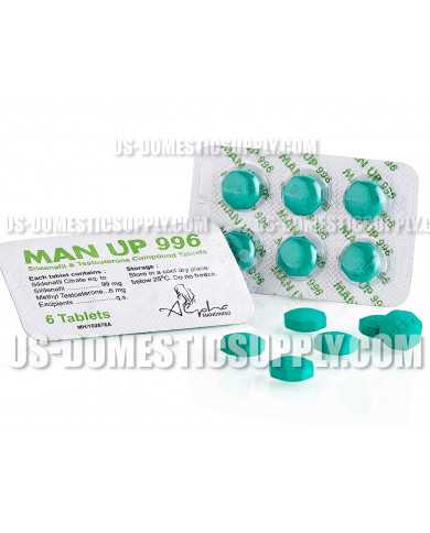 Man up 996 Sildenafil Citrate 99 mg + 6 mg of Methyl Testosterone Alpha Pharma