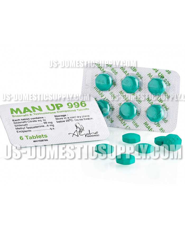 Man up 996 Sildenafil Citrate 99 mg + 6 mg of Methyl Testosterone Alpha Pharma Man up 996 Sildenafil Citrate 99 mg + 6 mg of Methyl Testosterone Alpha Pharma