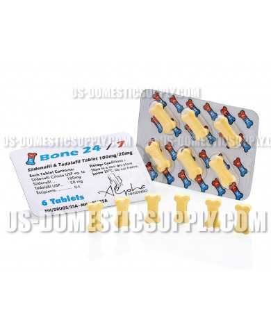 Bone 24/7 Sildenafil 100 + Tadalafil 20 mg Alpha Pharma