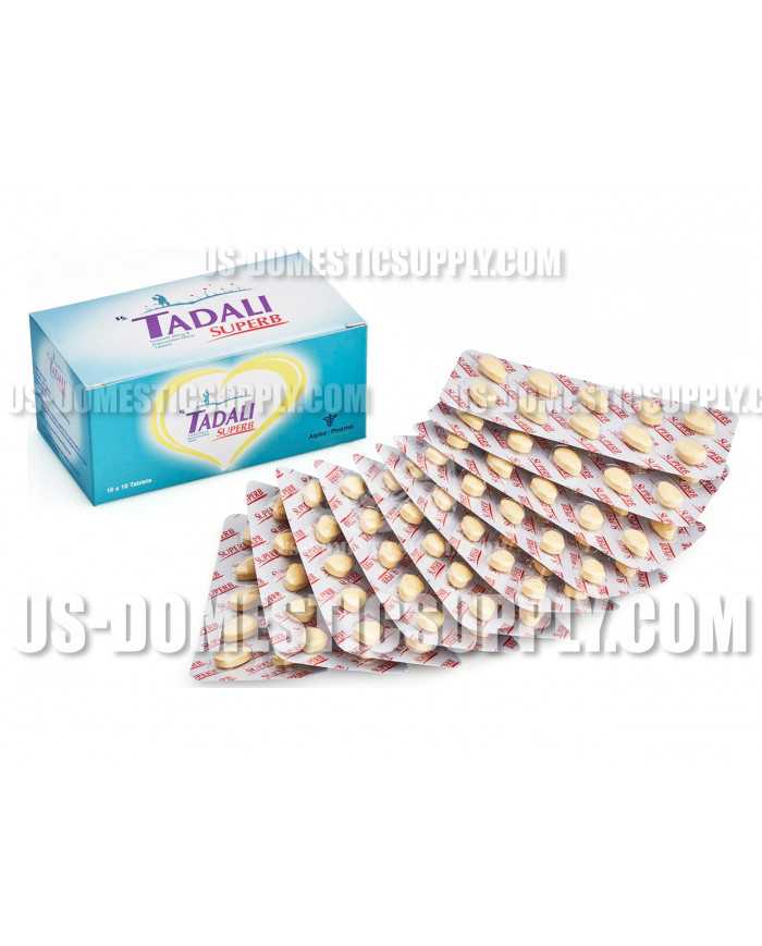 Tadali Superb (Cialis+Priligy) 20mg+60mg 10tabs, Alpha-Pharma