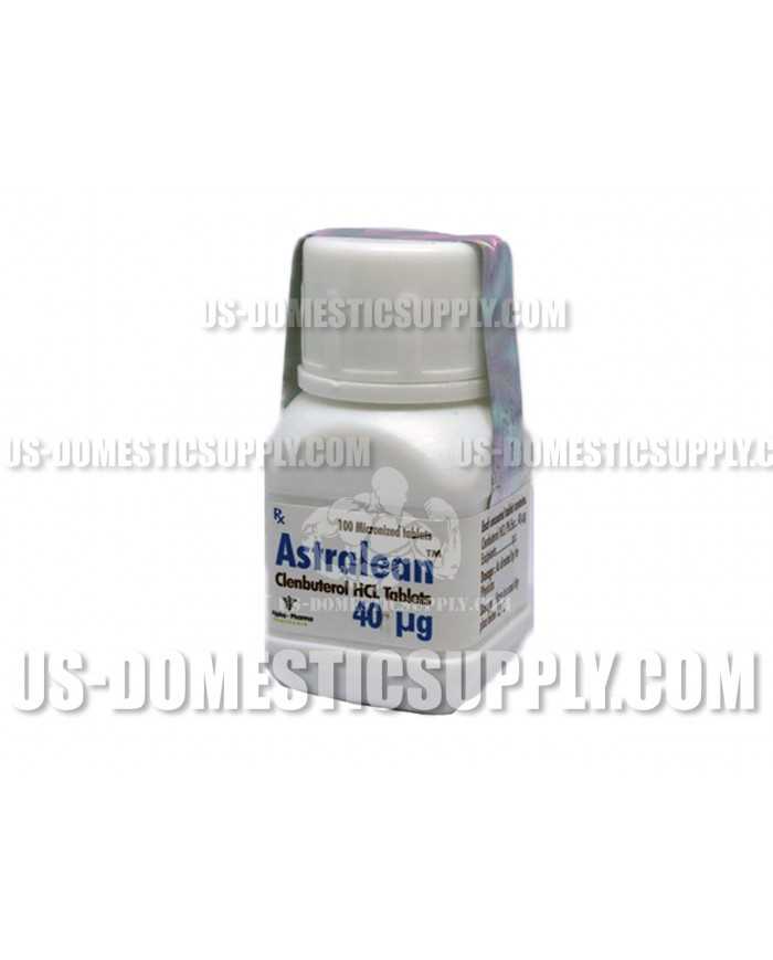 Astralean (Clenbuterol) 40mcg 100 tabs per bottle, Alpha Pharma