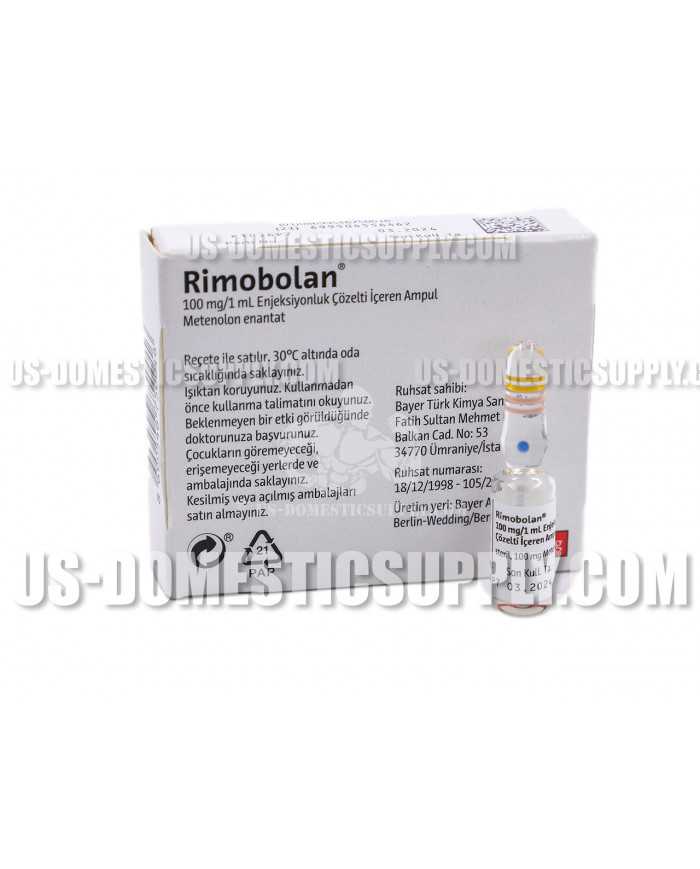 Rimobolan (Methenolone Enanthate) 100mg/1ml 1amp Bayer Turkey Rimobolan (Methenolone Enanthate) 100mg/1ml 1amp Bayer Turkey