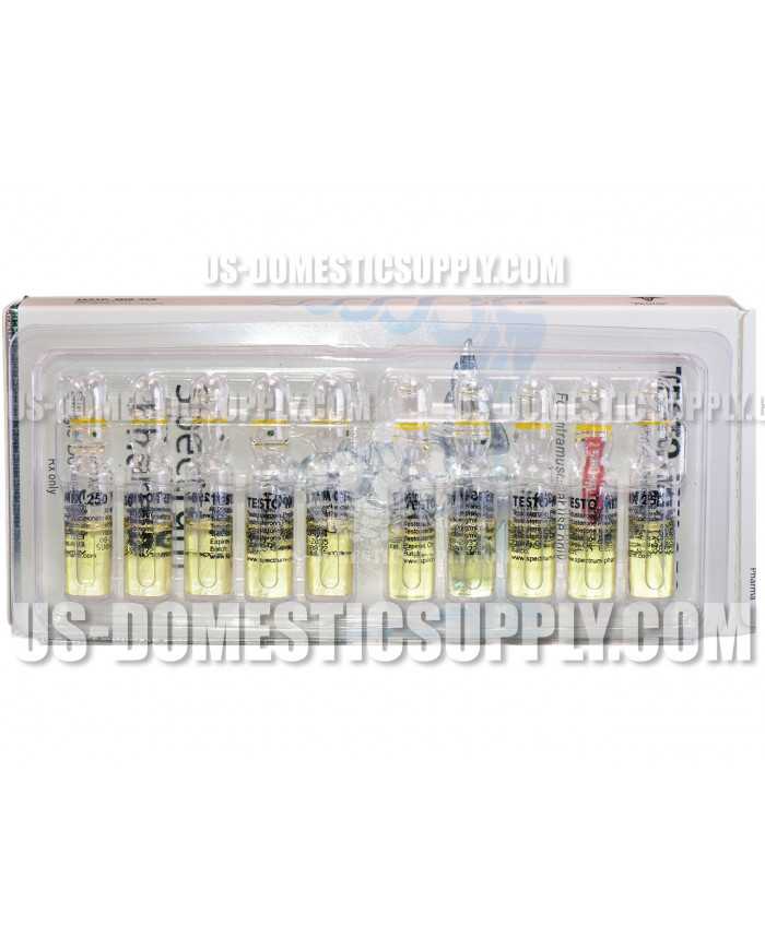 Testo Mix (Sustanon 250 - Testosterone blend) 250mg/1ml 10amps Spectrum Pharmaceuticals