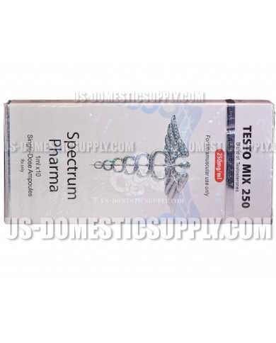 Testo Mix (Sustanon 250 - Testosterone blend) 250mg/1ml 10amps Spectrum Pharmaceuticals