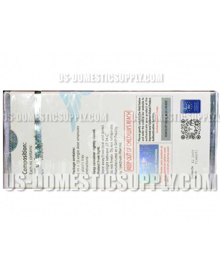 Testo C (Testosterone Cypionate) 200mg/1ml 10amps Spectrum Pharma Testo C (Testosterone Cypionate) 200mg/1ml 10amps Spectrum Pharma