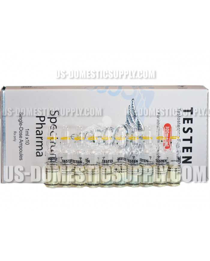 Testen (Testosterone Enanthate) 300mg/1ml 10amps Spectrum Pharma