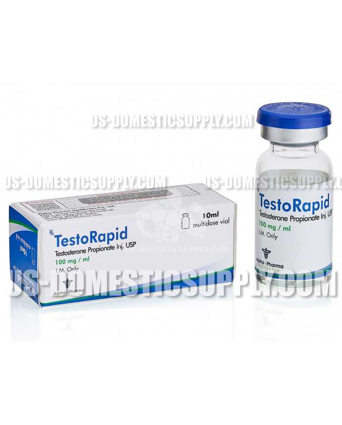 TestoRapid (Testosterone Propionate) 100mg/1ml 1vial 10ml, Alpha Pharma