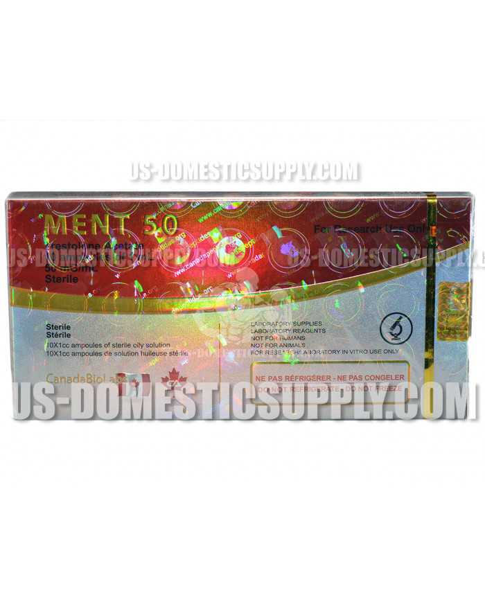 MENT 50 (Trestolone Acetate) 50mg/1ml 10 amps Canada Biolabs