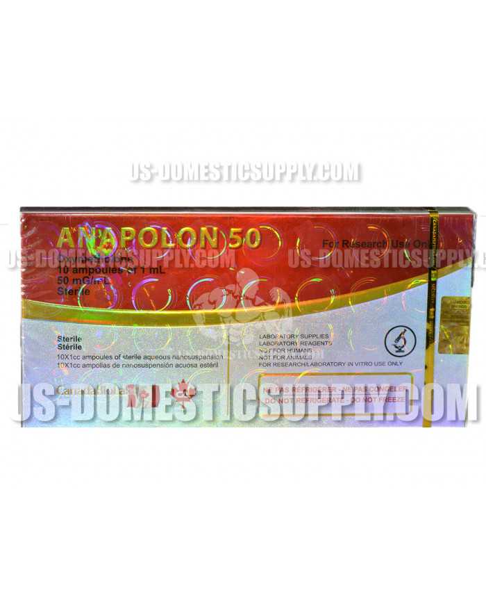 Anapolon (Anadrol) Oxymetholone 50mg/1ml 10amps Canada Biolabs