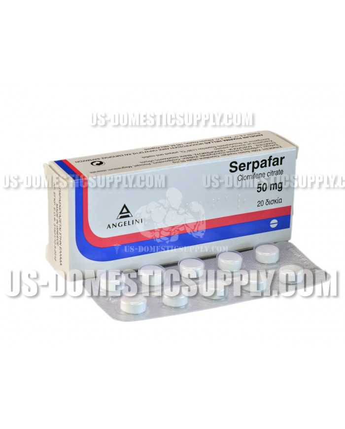 Serpafar (Clomiphene Citrate) 50mg 20tabs, Angelini Serpafar (Clomiphene Citrate) 50mg 20tabs, Angelini