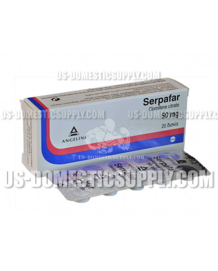 Serpafar (Clomiphene Citrate) 50mg 20tabs, Angelini Serpafar (Clomiphene Citrate) 50mg 20tabs, Angelini