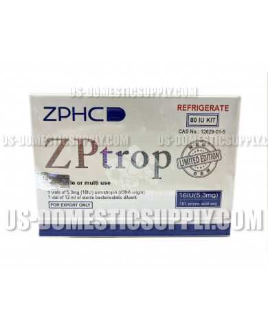 ZPTROP (HGH - HUMAN GROWTH HORMONE) 16IU PER VIAL 5 VIALS, ZPHC ZPTROP (HGH - HUMAN GROWTH HORMONE) 16IU PER VIAL 5 VIALS, ZPHC