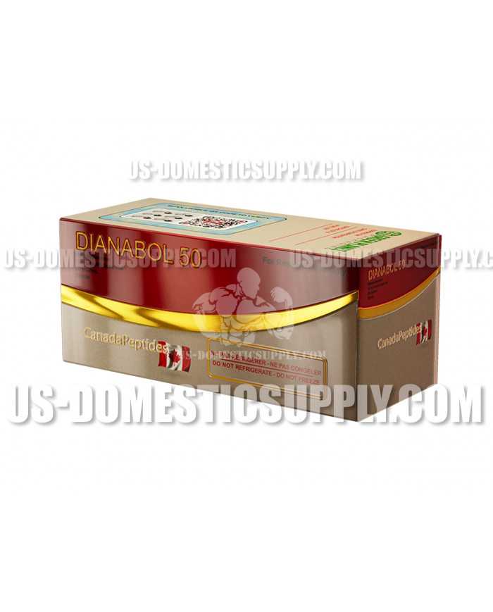Dianabol (Methandienone) 50mg/1ml 10ml vial Canada Peptides