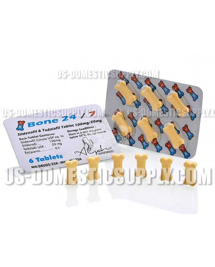 BONE (VIAGRA/cialis mix) 100mg+20mg 6 tablets ALPHA PHARMA BONE (VIAGRA/cialis mix) 100mg+20mg 6 tablets ALPHA PHARMA