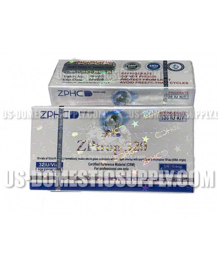 ZPTROP (HGH - HUMAN GROWTH HORMONE) 32IU PER VIAL 10 VIALS, 320ui kit ZPHC