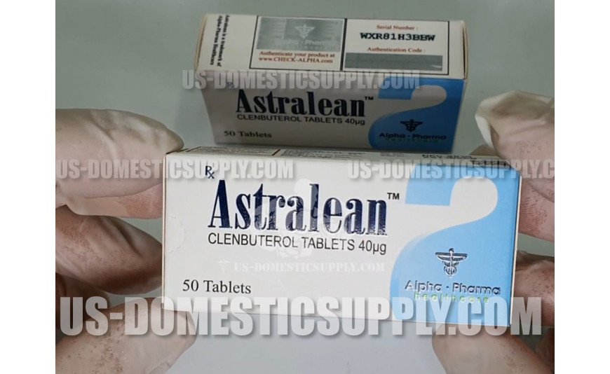 Astralean (Clenbuterol) 40mcg 50 tablets by Alpha Pharma