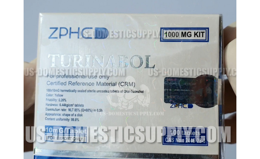 ZPHC Turinabol (4-Chlorodehydromethyltestosterone) 10mg 100 tabs