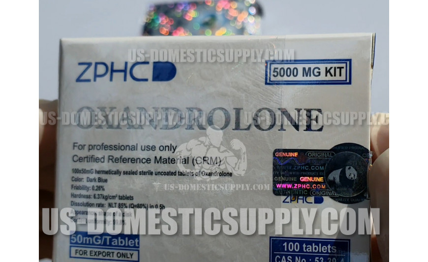 ZPHC Anavar 50mg 100 tablets